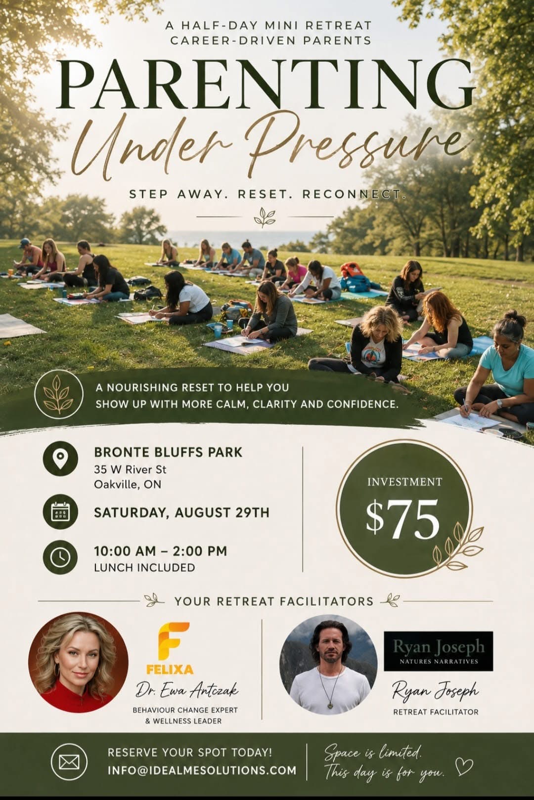 Parenting Under Pressure | Outdoor Mini Retreat for Parents