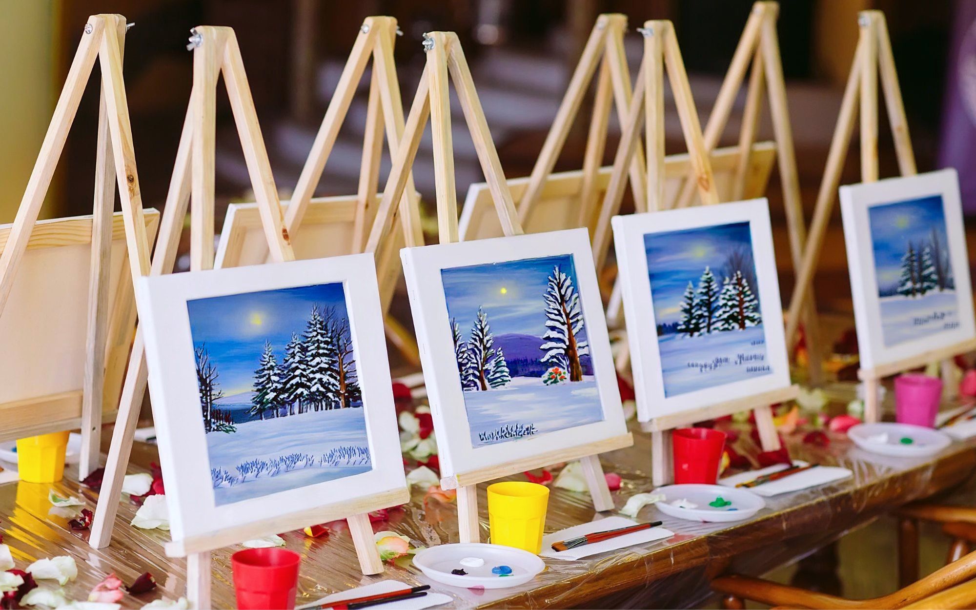 Winter Wonderland Paint and Sip