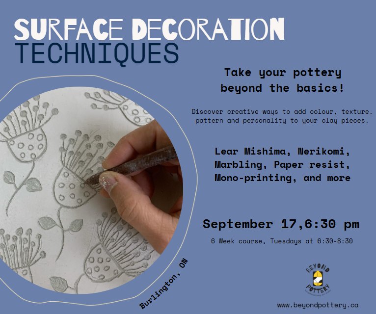 Pottery Surface Decoration Techniques