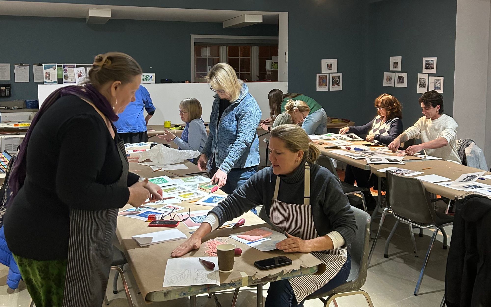 Adult Printmaking Workshop: Holiday Cards