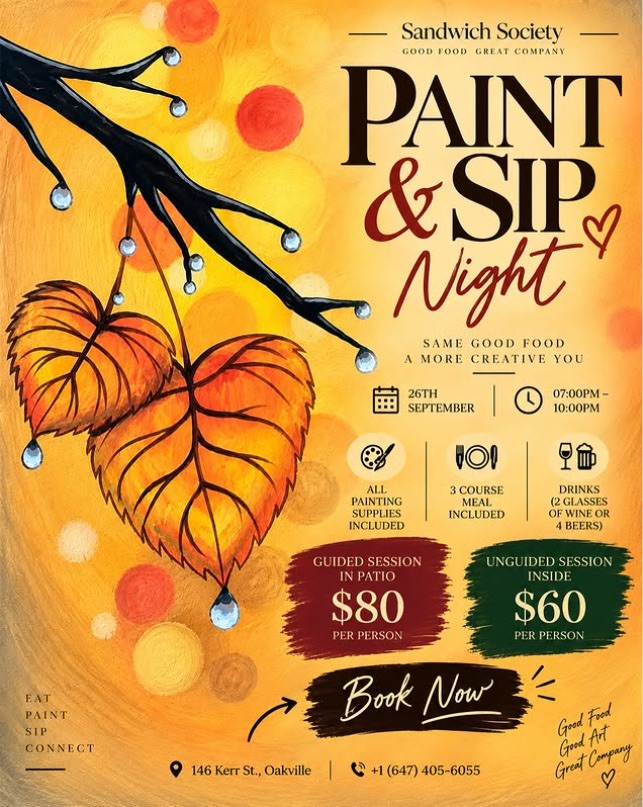 Sip and paint night