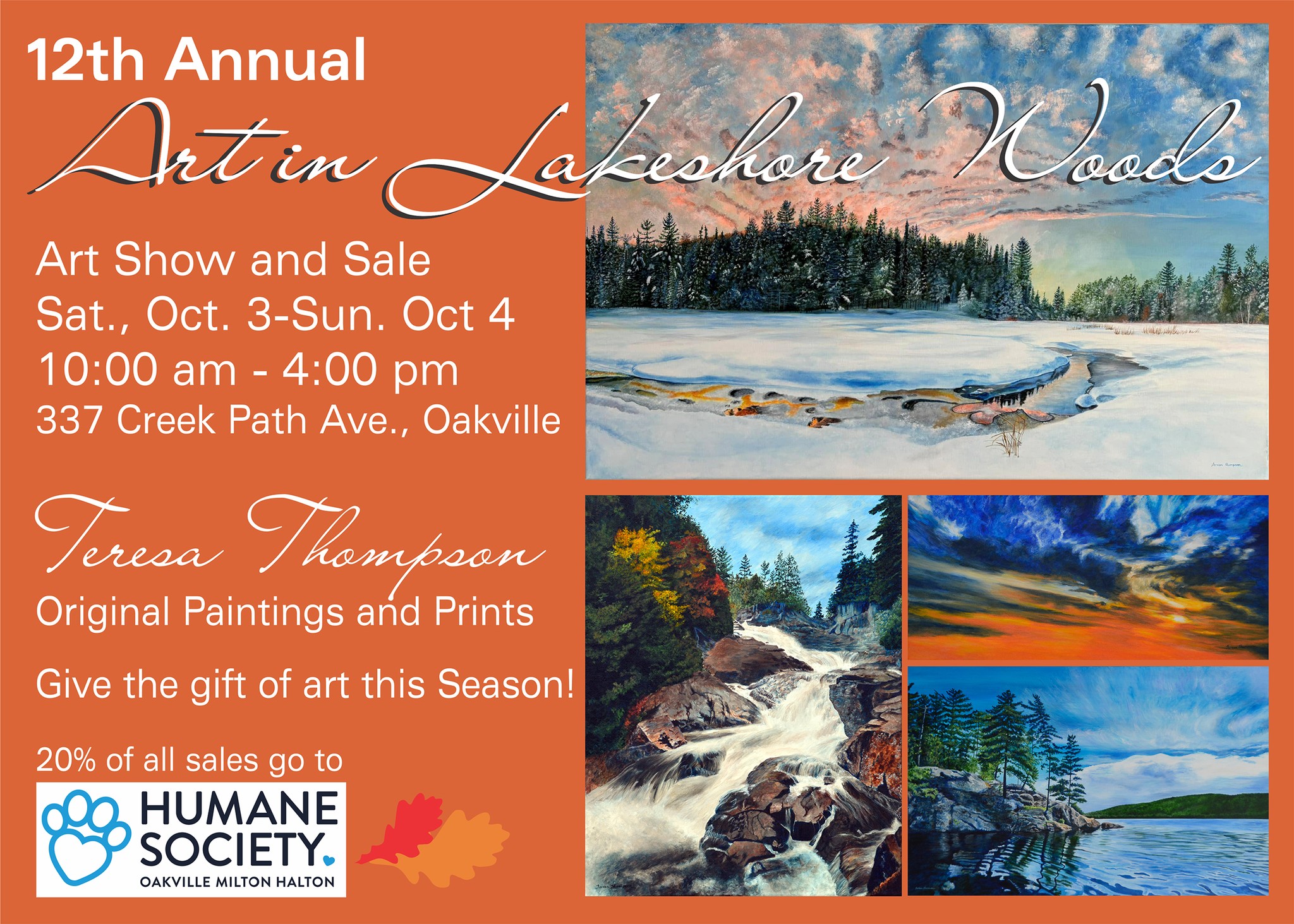Art in Lakeshore Woods - Fall Art Show and Sale