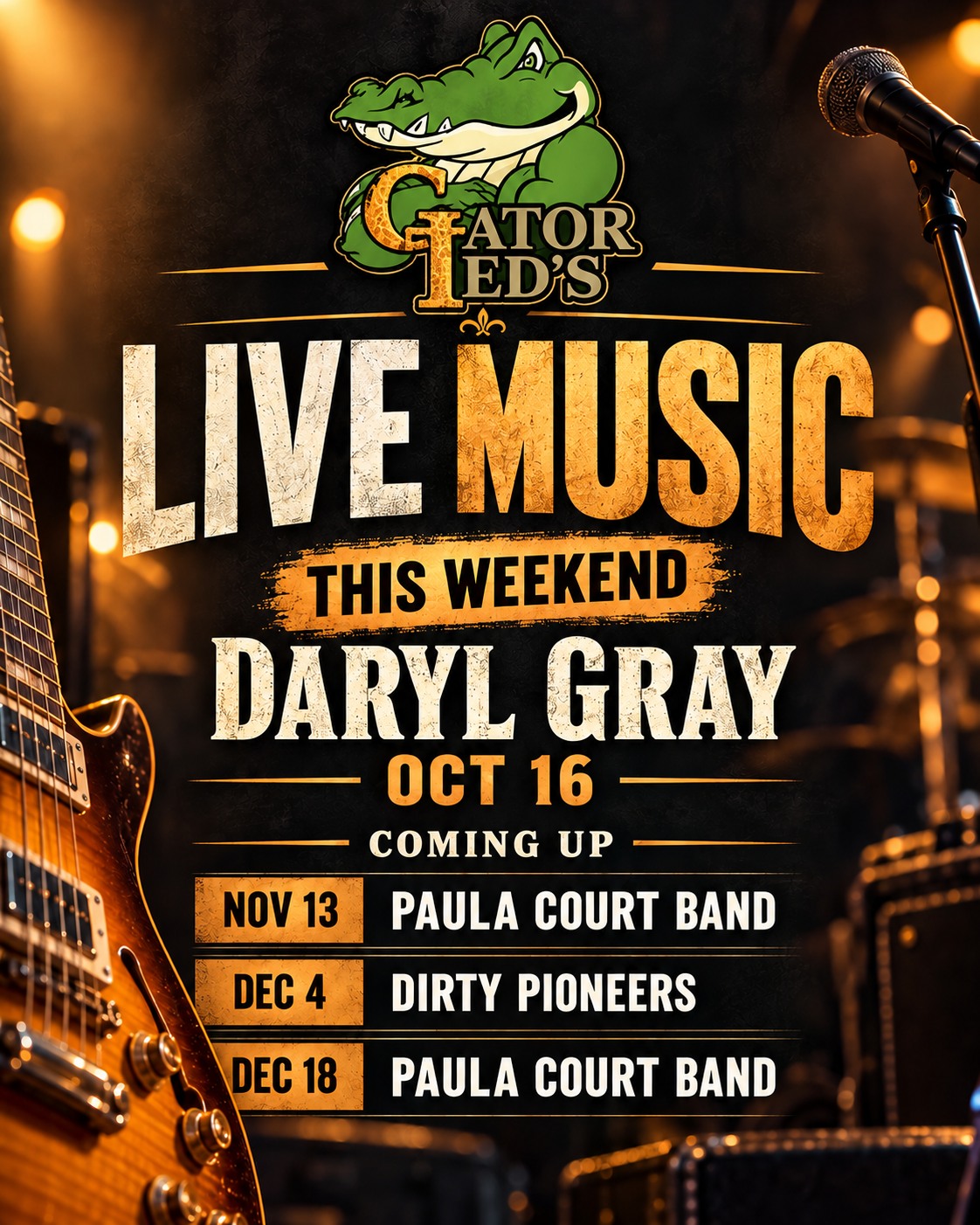 Live Music: Paula Court Band