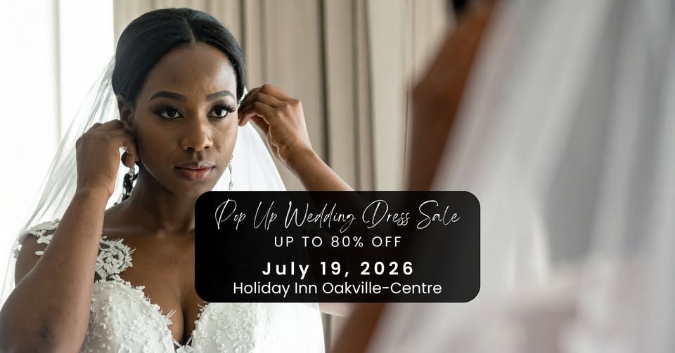 Oakville Pop Up Wedding Dress Sale