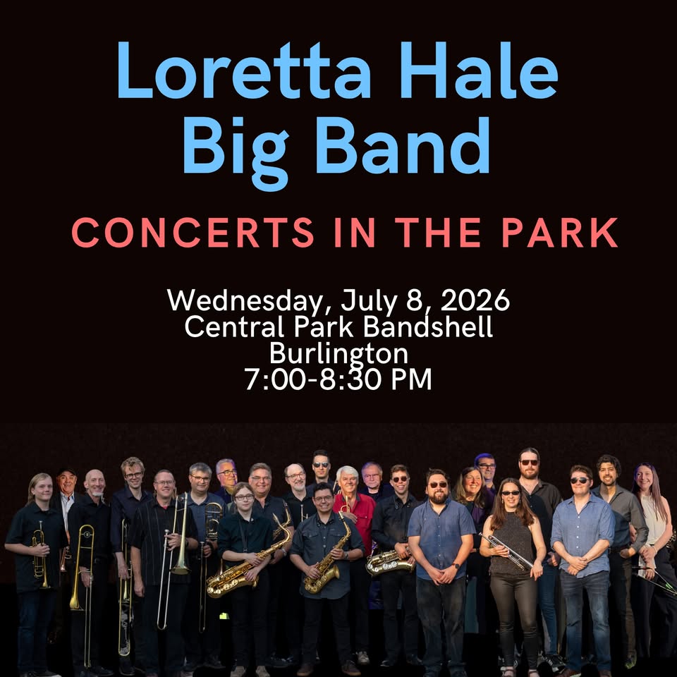 Loretta Hale Big Band at Burlington’s Concerts in the Park
