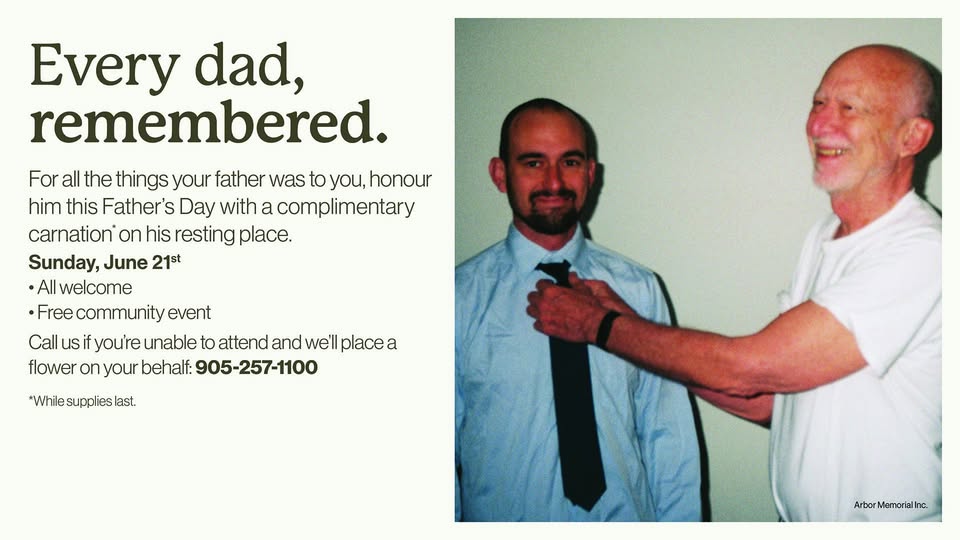 Every dad, remembered.