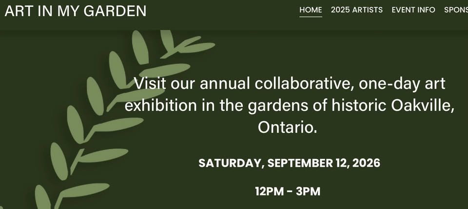 Art In my Garden Sept. 6, 2025 walk around to find me