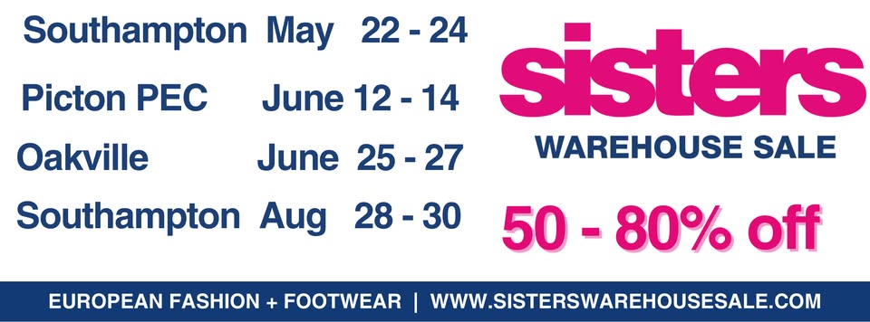 Sisters Warehouse Sale Oakville