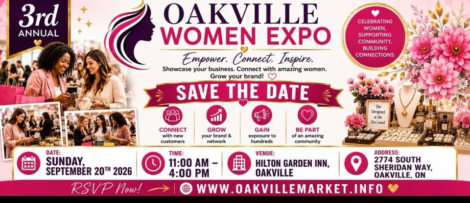 3rd Annual Oakville Women Expo