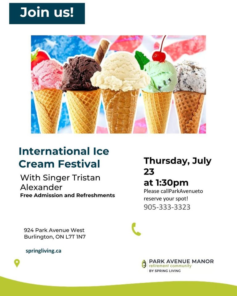 International Ice Cream Festival in Burlington, Ontario