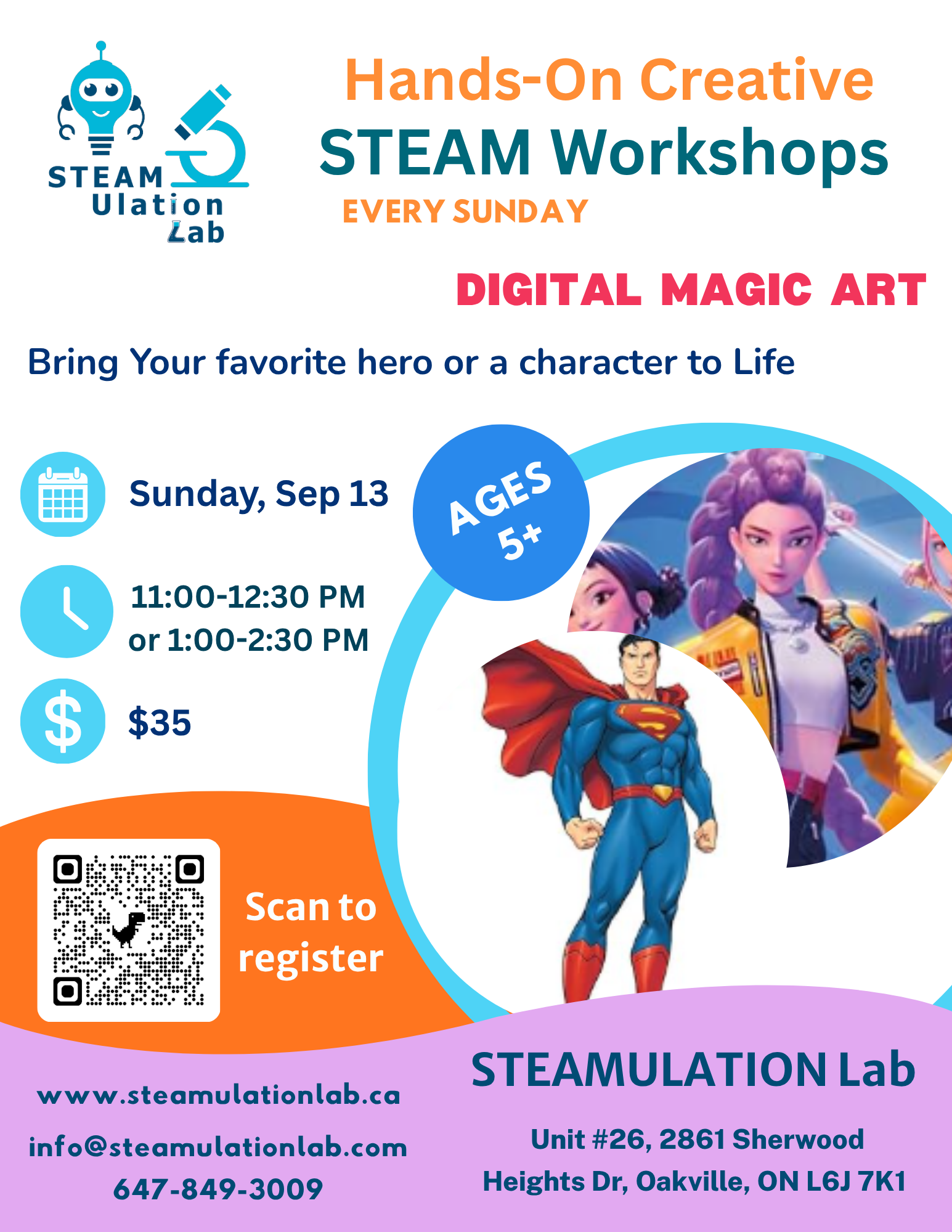 "Digital Magic Art" Workshop – September 13