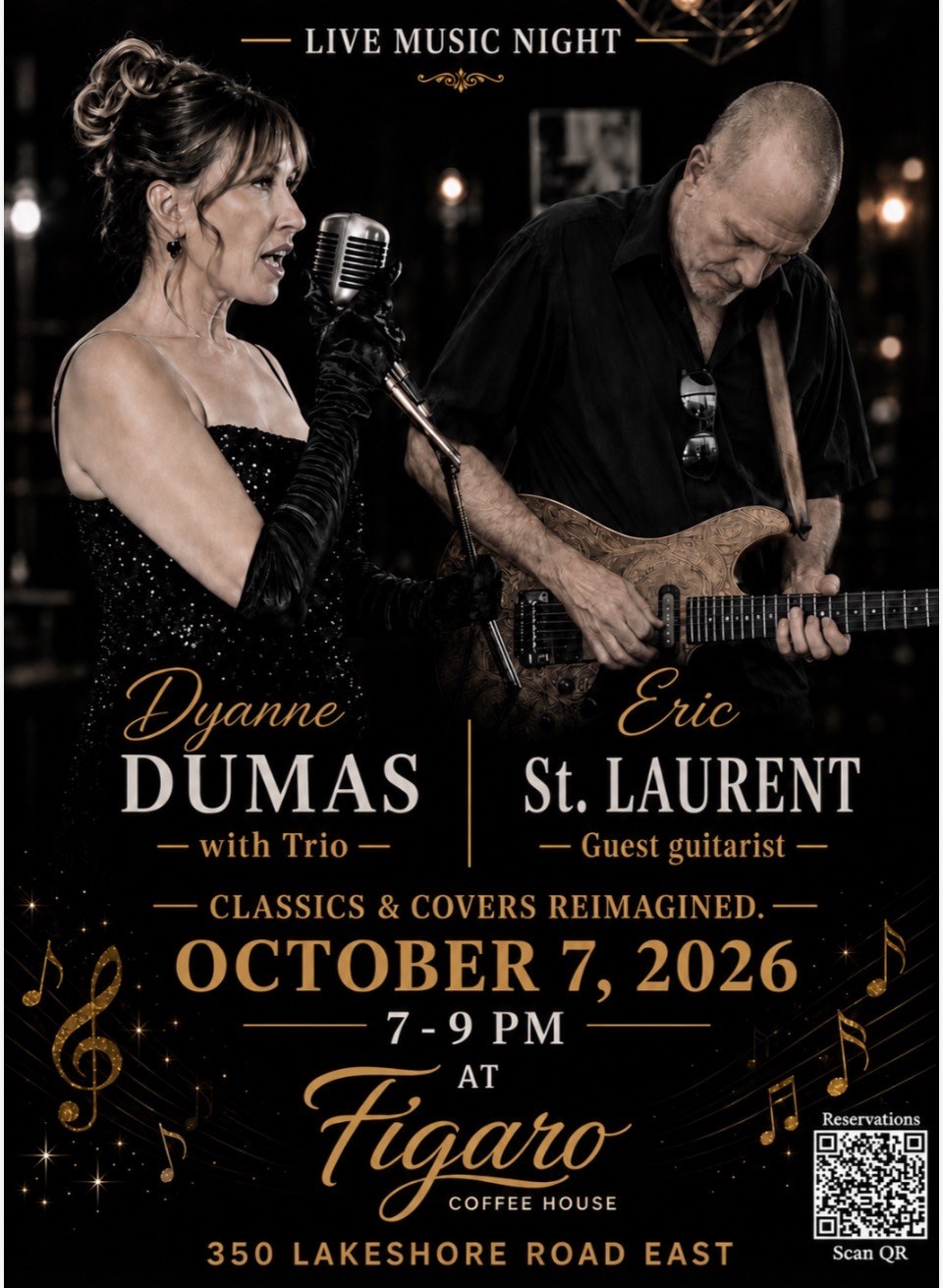 The Dyanne Dumas Trio live at Figaro Oct 7