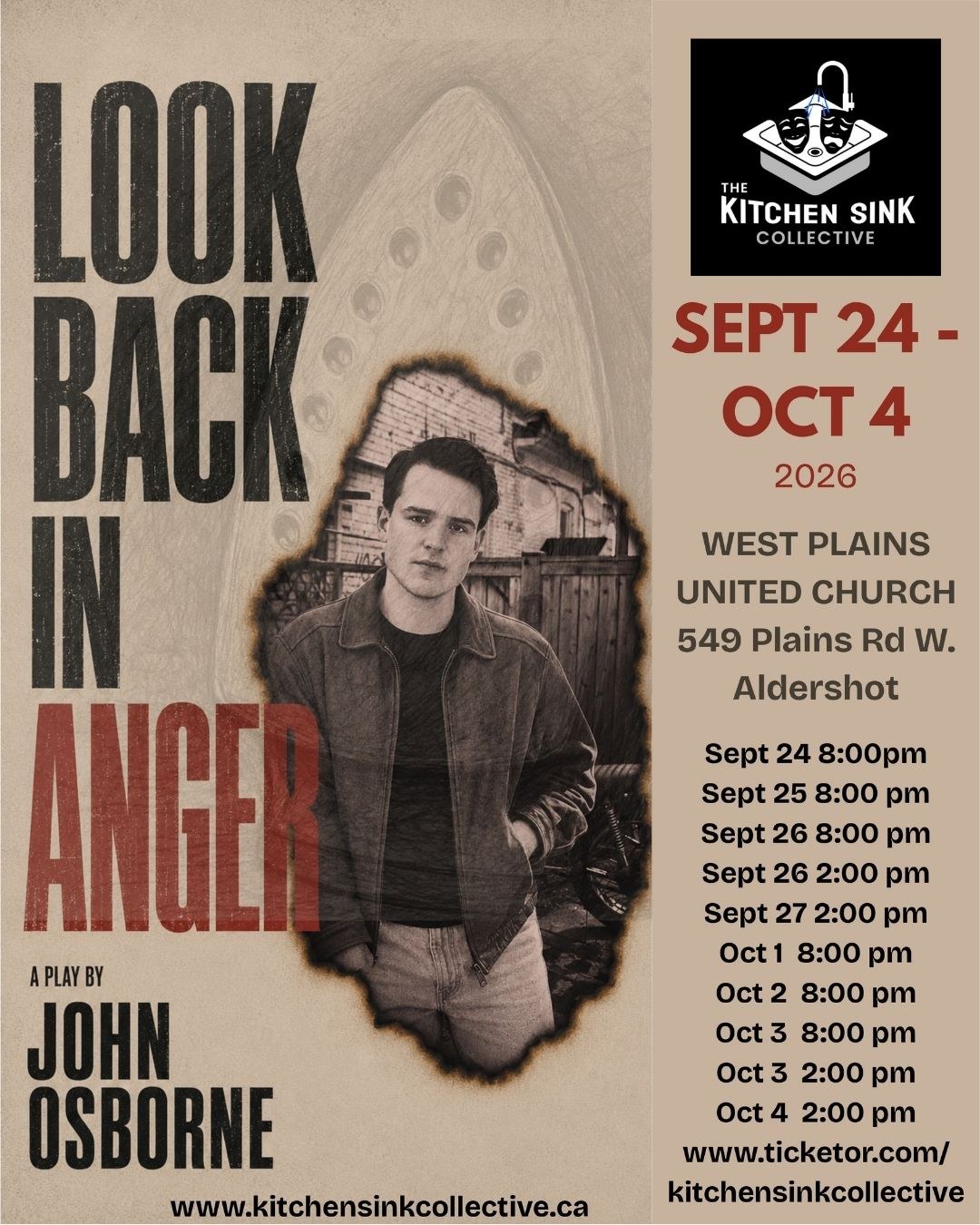 Look Back In Anger, by John Osborne