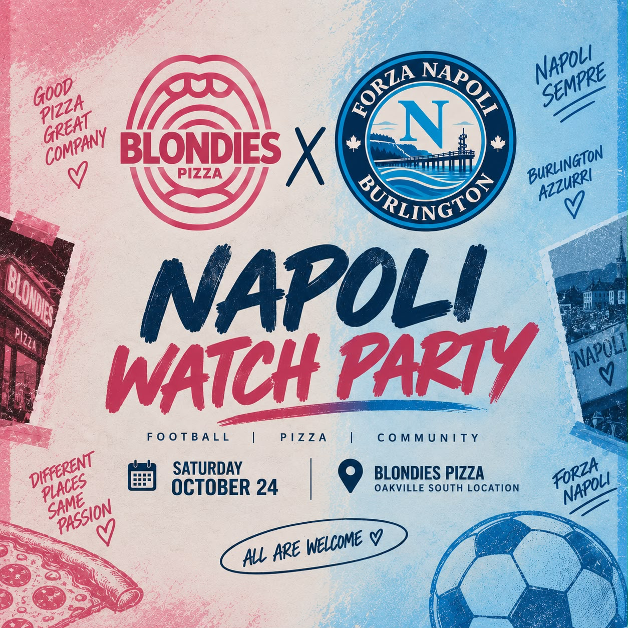 SSC Napoli Club Halton Region Match Meet Up